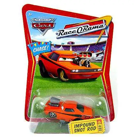 Disney / Pixar Cars The World of Cars Race-O-Rama Impound Snot Rod Diecast Car #80