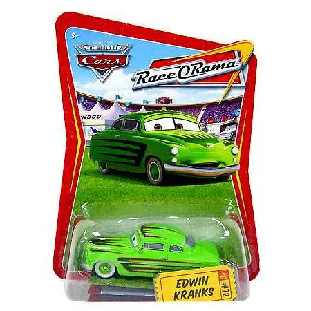 Disney / Pixar Cars The World of Cars Race-O-Rama Edwin Kranks Diecast Car #72