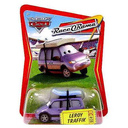 Disney / Pixar Cars The World of Cars Race-O-Rama Leroy Traffik Diecast Car #28