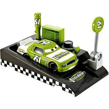 Disney / Pixar Cars Pit Row Race-Off Vitoline No. 61 Diecast Car [Includes Launcher, Damaged Package]