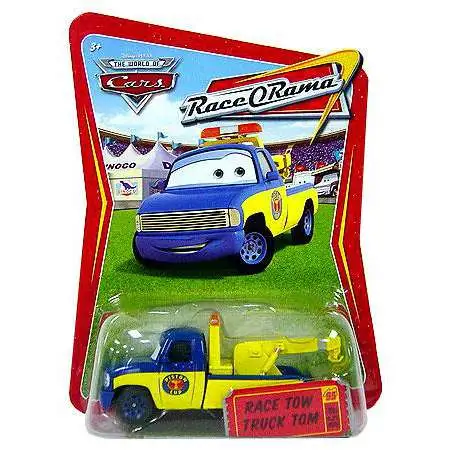 Disney / Pixar Cars The World of Cars Race-O-Rama Race Tow Truck Tom Diecast Car #56