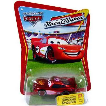 Disney / Pixar Cars The World of Cars Race-O-Rama Radiator Springs Lightning McQueen Diecast Car #2 [Alternate]