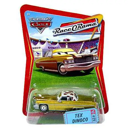 Disney / Pixar Cars The World of Cars Race-O-Rama Tex Dinoco Diecast Car #29