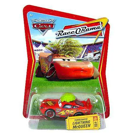 Disney / Pixar Cars The World of Cars Race-O-Rama Tumbleweed Lightning McQueen Diecast Car #88