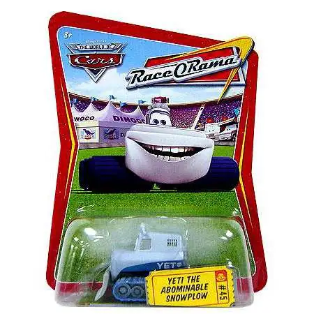 Disney / Pixar Cars The World of Cars Race-O-Rama Yeti The Abominable Snowplow Diecast Car #45