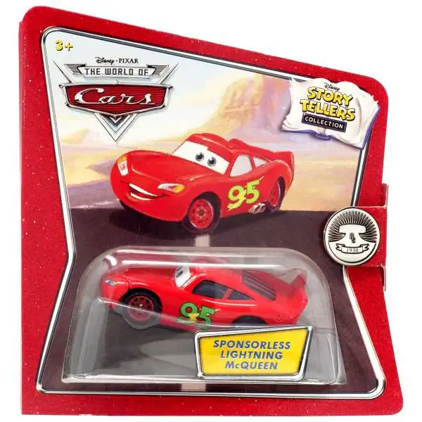 Disney / Pixar Cars The World of Cars Story Tellers Sponsorless Lightning McQueen Diecast Car