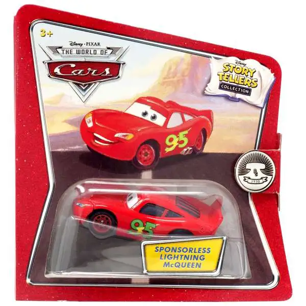 Disney / Pixar Cars The World of Cars Story Tellers Sponsorless Lightning McQueen Diecast Car [Loose]