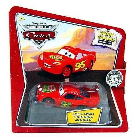 Disney / Pixar Cars The World of Cars Story Tellers Smell Swell Lightning McQueen Diecast Car