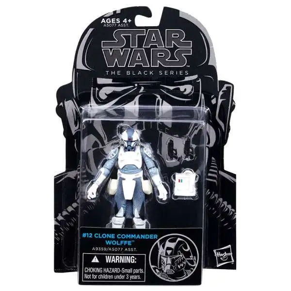 Star Wars Clone Wars Black Series Clone Commander Wolffe Action Figure #12