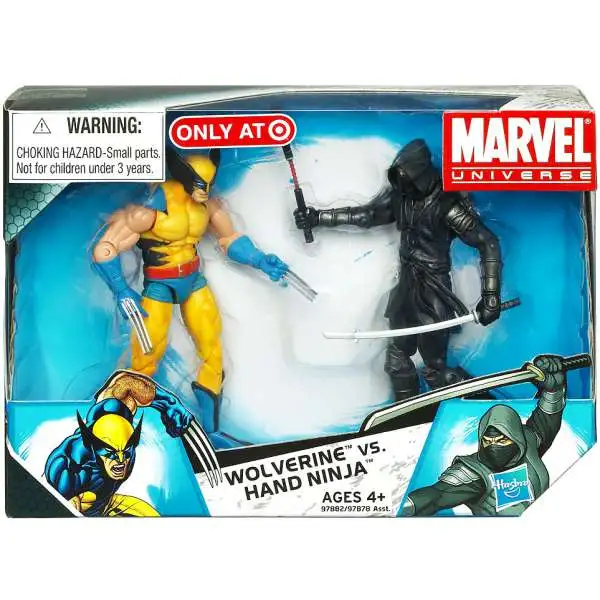 Marvel Universe Wolverine vs. Hand Ninja Exclusive Action Figure 2-Pack