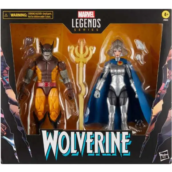 Marvel Legends Wolverine & Lilandra Neramani Action Figure 2-Pack [50th Anniversary]