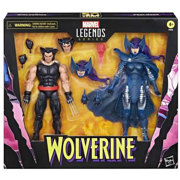 Marvel Legends Wolverine & Psylocke Action Figure 2-Pack [50th Anniversary]