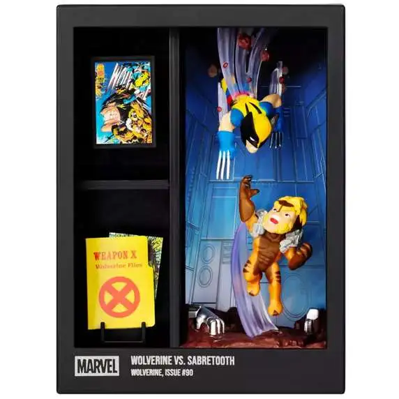 Disney Marvel Fandrop Wolverine vs. Sabretooth Diorama Figure Set MV01