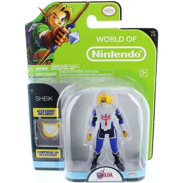 World of Nintendo Series 5 Sheik Ocarina of Time Action Figure [Damaged Package]