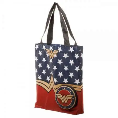 DC Wonder Woman Packable Tote Bag Apparel