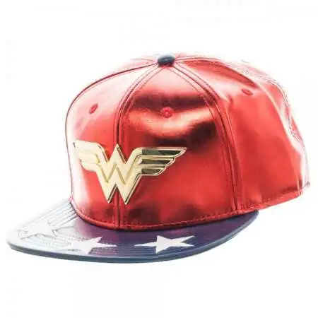 DC Wonder Woman PU Suit Up Snapback Baseball Cap
