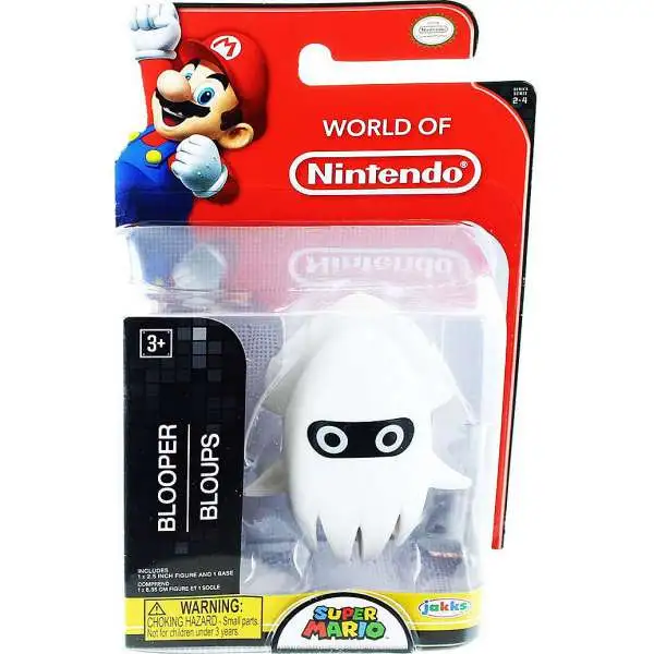 World of Nintendo Super Mario Blooper 2.5-Inch Mini Figure