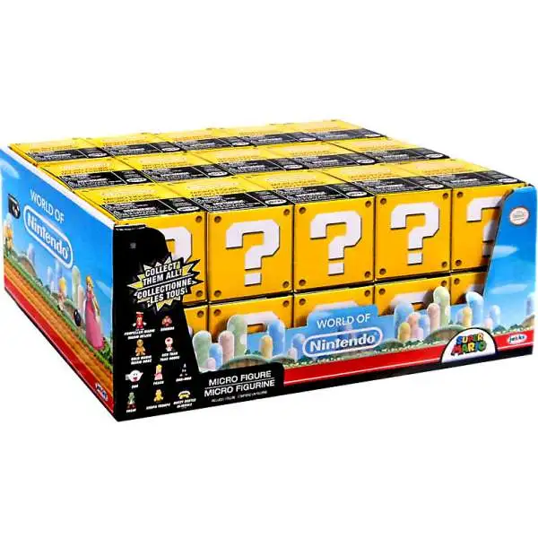 World of Nintendo Super Mario Series 2 Micro Figure Mystery Box [30 Packs]