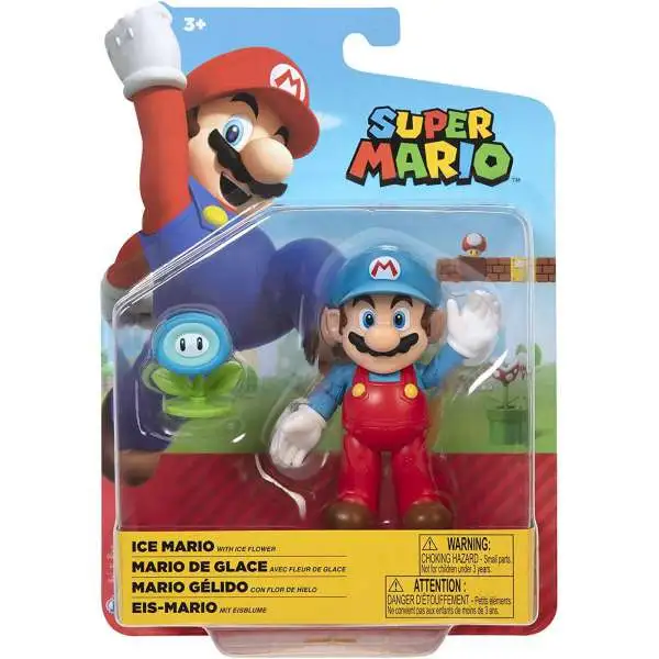 World of Nintendo Super Mario Wave 23 Ice Mario Action Figure [with Ice Flower]