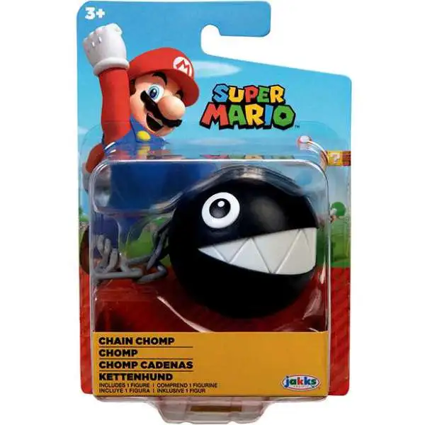 World of Nintendo Super Mario Chain Chomp 2.5-Inch Mini Figure (Pre-Order ships June)