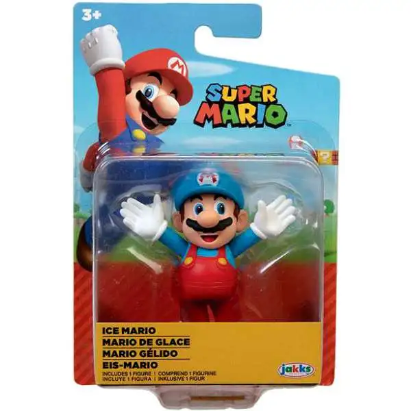 World of Nintendo Super Mario Wave 28 Ice Mario 2.5-Inch Mini Figure [Open Arms]