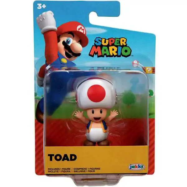 World of Nintendo Super Mario Wave 28 Toad 2.5-Inch Mini Figure [Red]