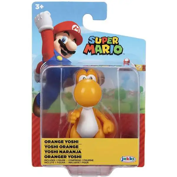 World of Nintendo Super Mario Wave 29 Orange Yoshi 2.5-Inch Mini Figure