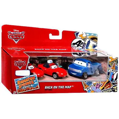 Disney / Pixar Cars The World of Cars Radiator Springs Classic Back on the Map Exclusive Diecast Car 3-Pack