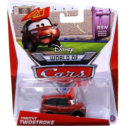 Disney / Pixar Cars The World of Cars Series 2 Timothy Twostroke Diecast Car #1 of 8