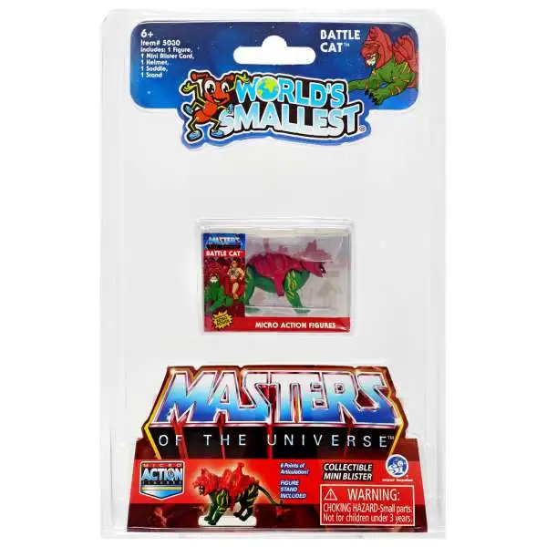 World's Smallest Masters of the Universe Battle Cat 1.25-Inch Micro Figure