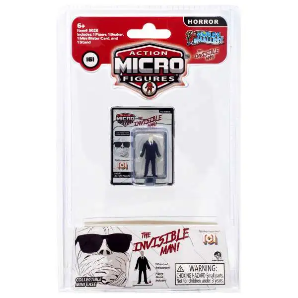 World's Smallest Mego Action Micro Figures The Invisible Man 1.25-Inch Micro Figure