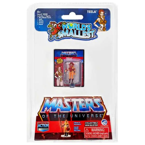 World's Smallest Masters of the Universe Teela 1.25-Inch Micro Figure