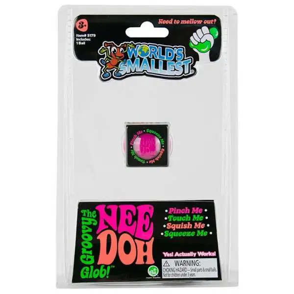 World's Smallest The Groovy Glob Needoh Stress Ball [1 RANDOM Color]
