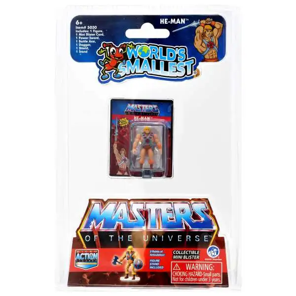 World's Smallest Masters of the Universe He-Man 1.25-Inch Micro Figure