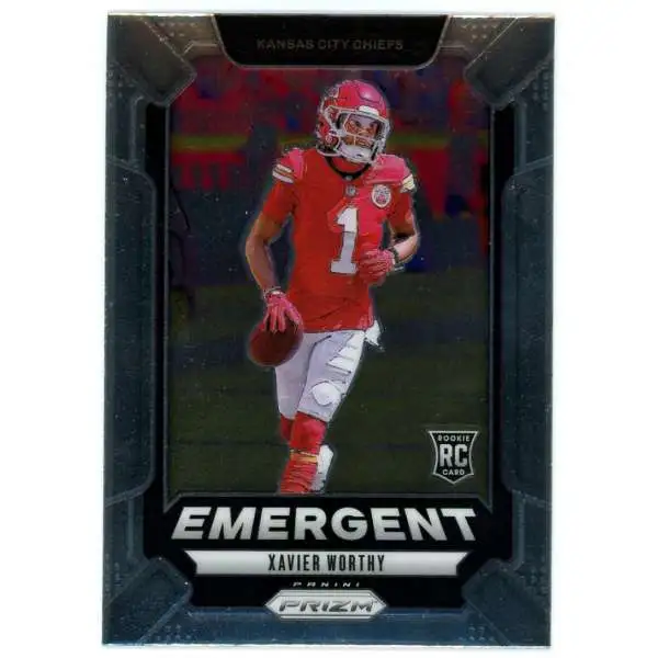 NFL 2024 Panini Prizm Football Emergent Xavier Worthy #7 [Rookie]