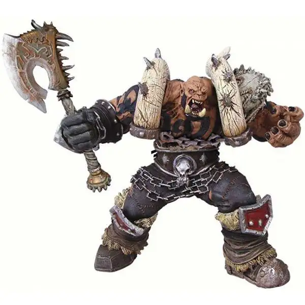 World of Warcraft Premium Series 3 Garrosh Hellscream Action Figure [Orc Warchief, Severely Damaged Package]