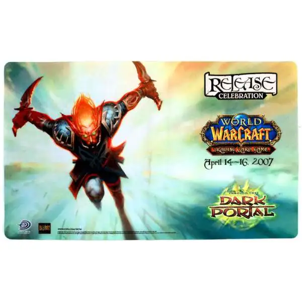 World of Warcraft Card Supplies Dark Portal Release Celebration Play Mat