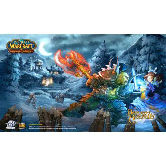 World of Warcraft Card Supplies Heroes of Azaroth Play Mat
