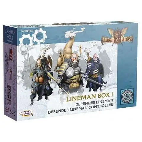 Wrath of Kings Lineman Box 1 Miniatures WOK04003 [Defender Lineman, Defender Lineman Controller]