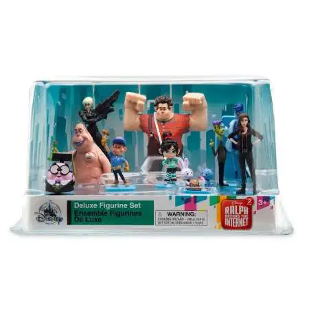 Disney Wreck-It Ralph 2: Ralph Breaks the Internet Ralph Breaks the Internet 10-Piece Deluxe PVC Figure Play Set
