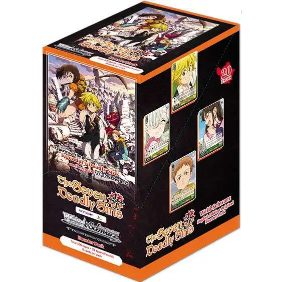 Weiss Schwarz Trading Card Game The Seven Deadly Sins Booster Box [20 Packs]