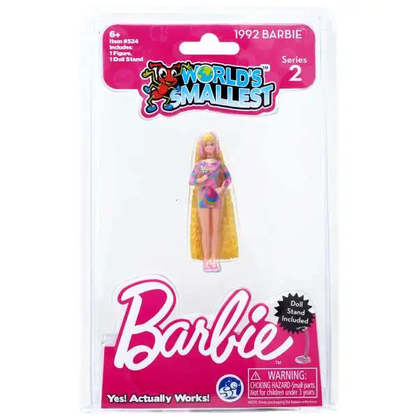 World's Smallest 1992 Barbie Doll