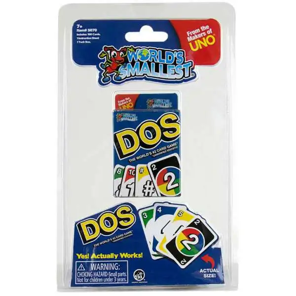 World's Smallest DOS Card Game