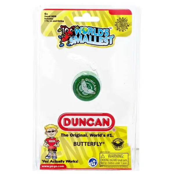 Duncan World's Smallest Butterfly Yo-Yo [Green]