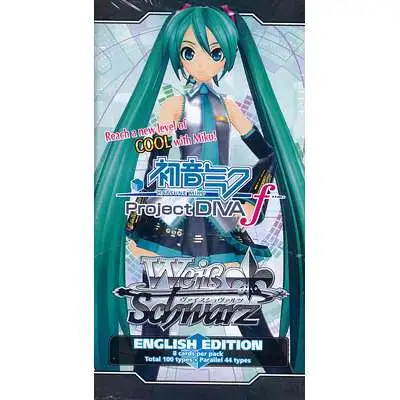 Weiss Schwarz Trading Card Game Project Diva Vocaloid Booster Pack [8 Cards]