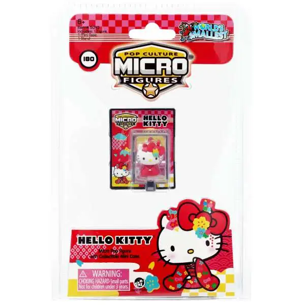 World's Smallest Pop Culture Hello Kitty Series 1 Kimono 1.25-Inch Micro Figure