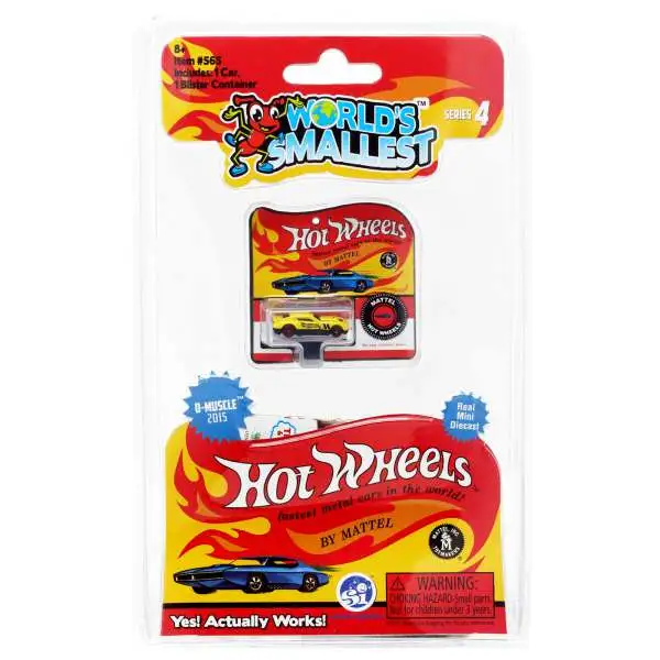 World's Smallest Hot Wheels D-Muscle 2015 Diecast Car