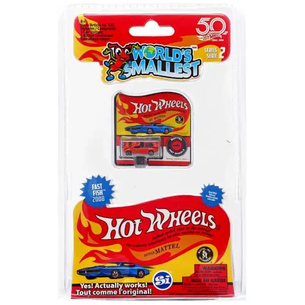 World's Smallest Hot Wheels Fast Fish 2008 Diecast Car
