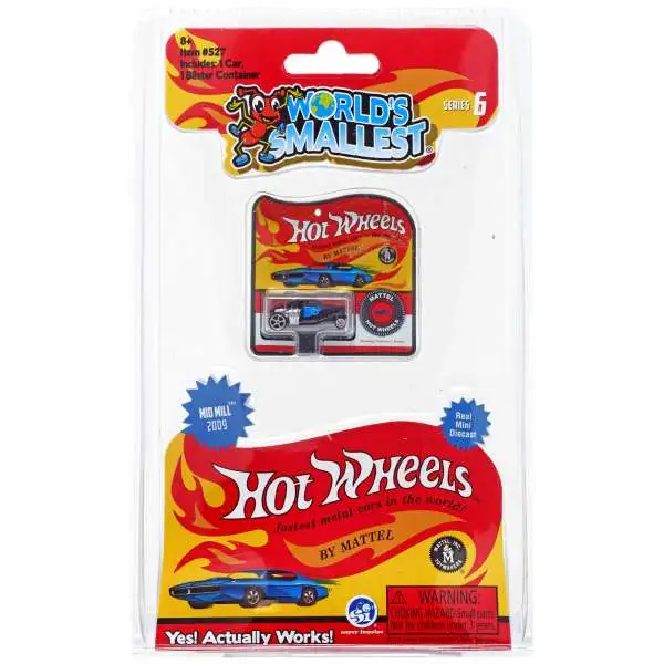 World's Smallest Hot Wheels Mid Mill 2009 Diecast Car