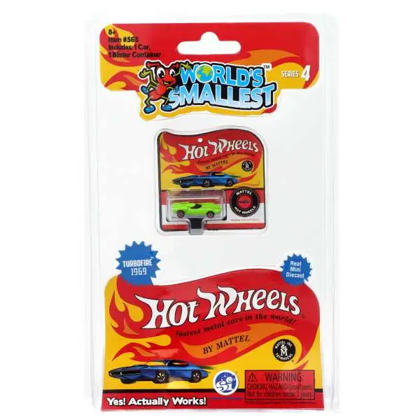 World's Smallest Hot Wheels Turbofire 1969 Diecast Car